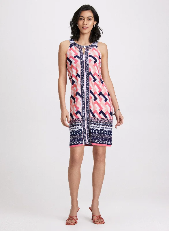 Exclusive Sale Mixed Print Dress