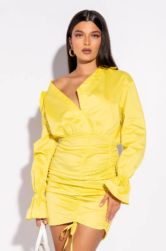 Everyday Basics DAY DATE STRETCH SHIRT DRESS