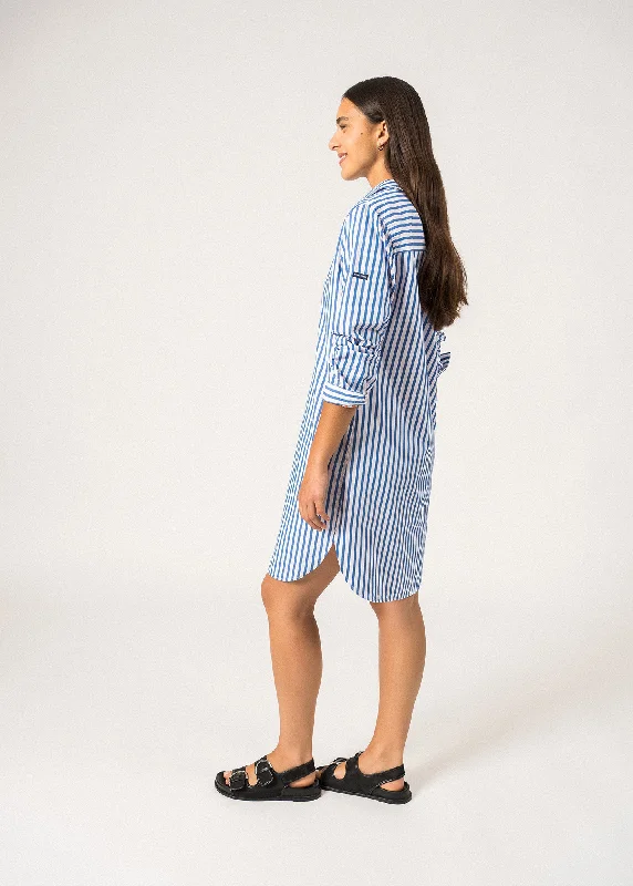 Sale Event, Prices Rock Bénédicte Shirt Dress – striped, cotton (MER/BLANC/BASKET)