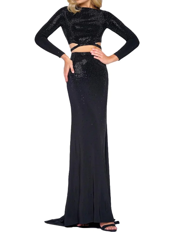 Women's Clothing Online Sale Womens Long Sleeves Long Two Piece Dress
