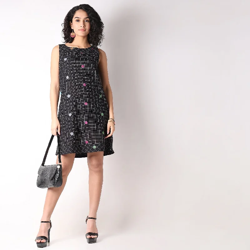 Everyday Basics Regular Fit Printed Dress