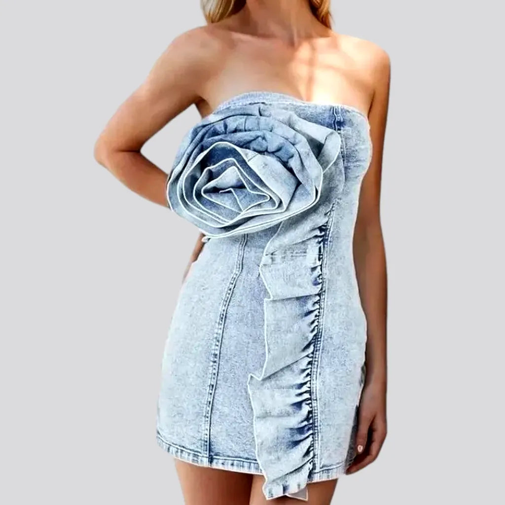 Women's Clothing Brands Y2k fashion mini acid jeans dress