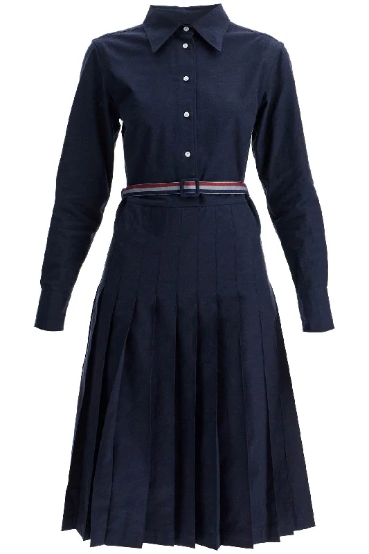 Embrace New Fashion Thom e Women's Midi Shirt Dress With Belt