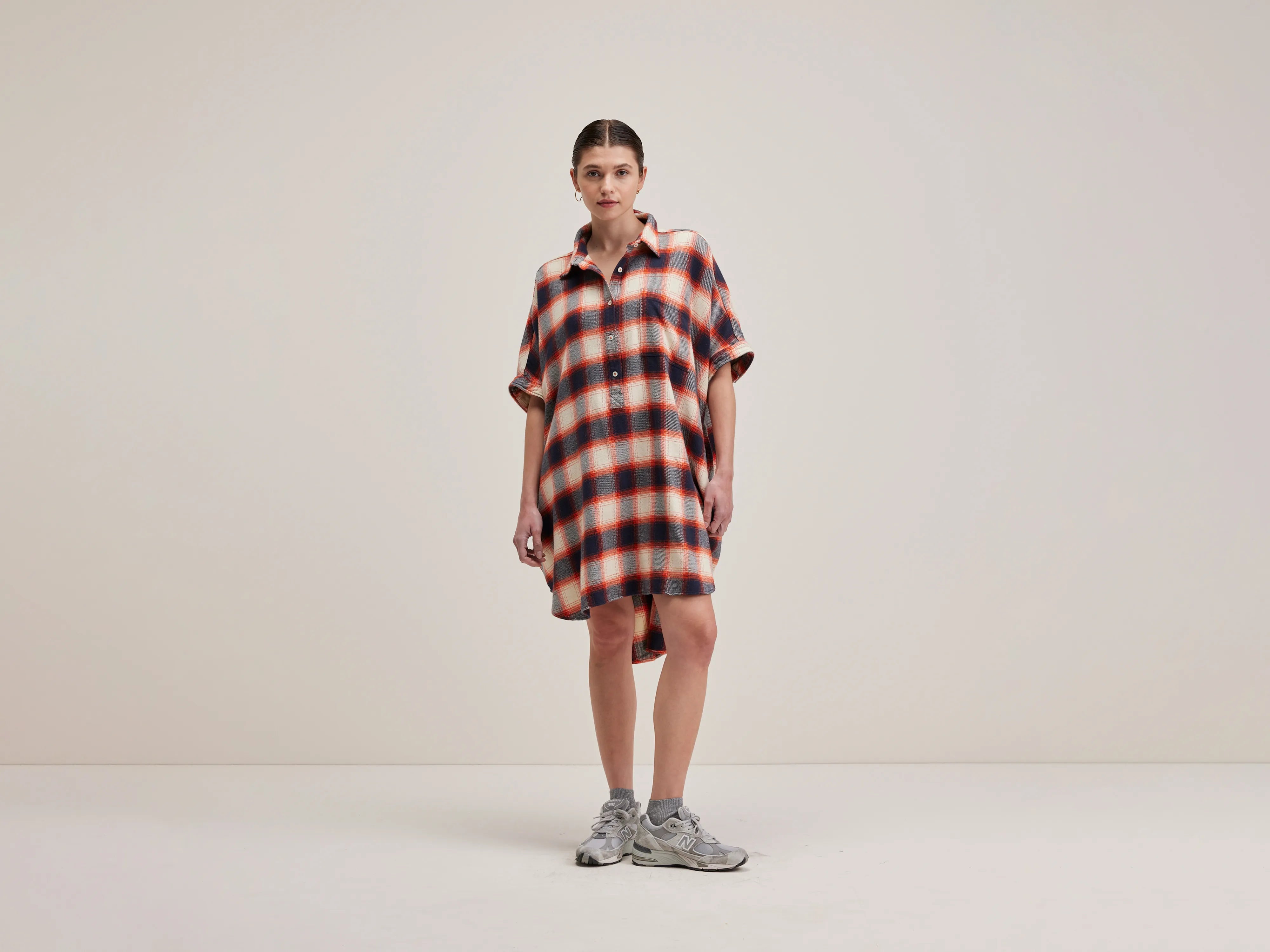 Stylish Statements Glenn shirt dress (242 / W / CHECK G)