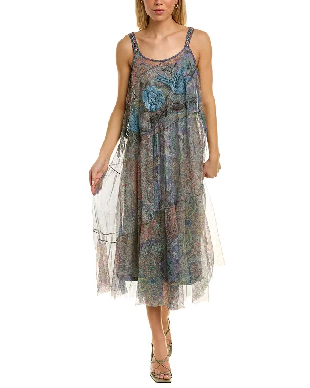 High End Fashion Johnny Was Matisse Mesh Dress