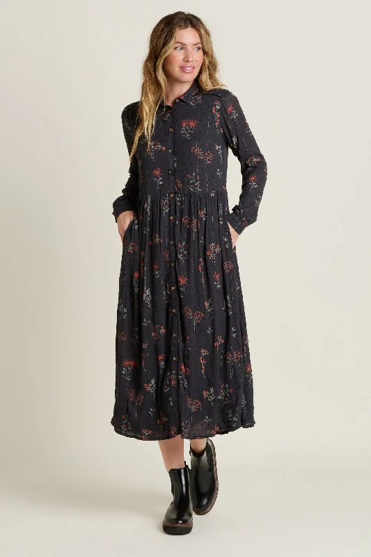 Casual Chic Bella Maxi Shirt Dress