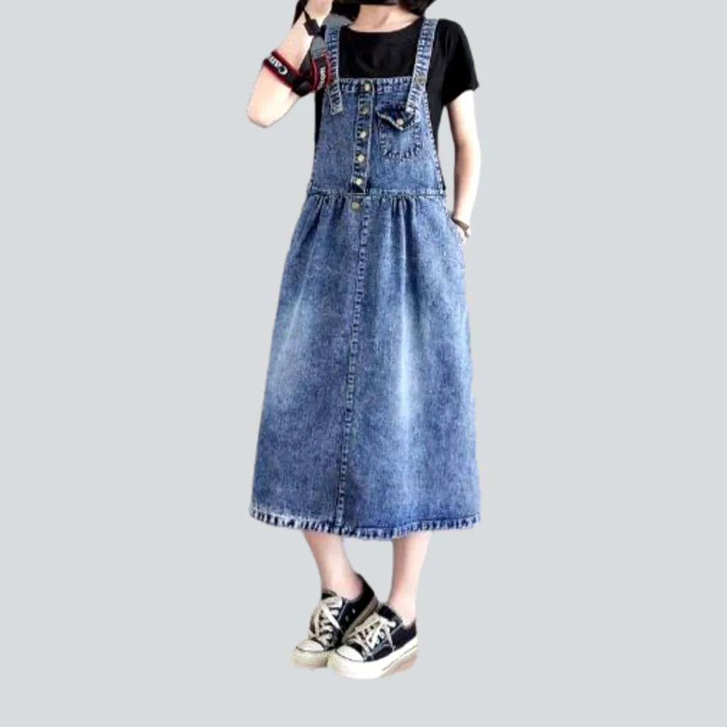 Versatile Outfits Vintage bell jean dress