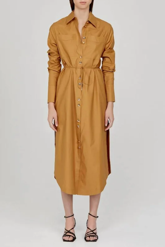 New Arrival Discounts Culiford Shirt Dress In Carob