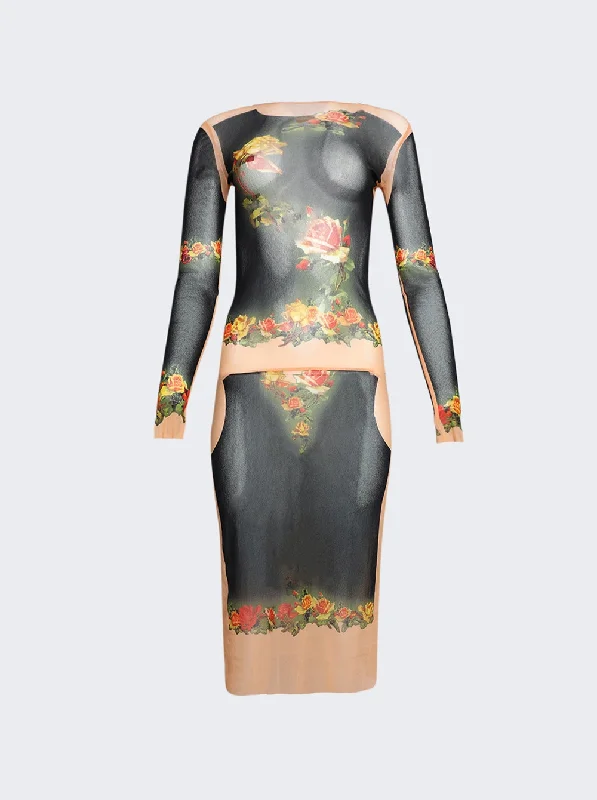 Trendy Threads Flowers Petit Grand Print Dress