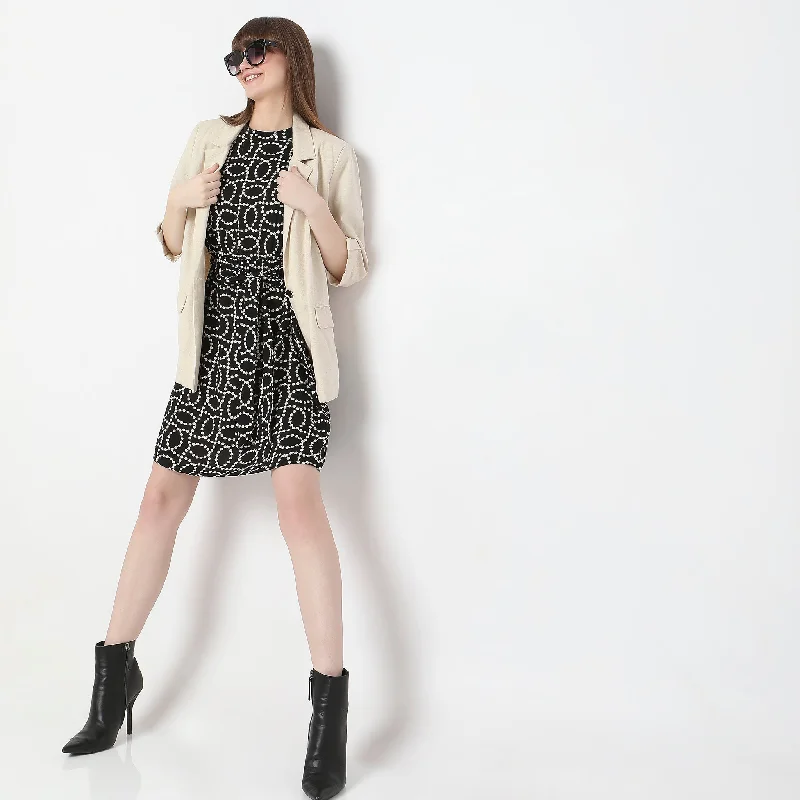 Exclusive Discounts Regular Fit Printed Dress