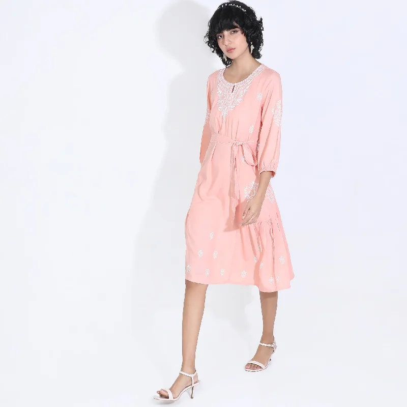 Big Discounts Regular Fit Printed Dress