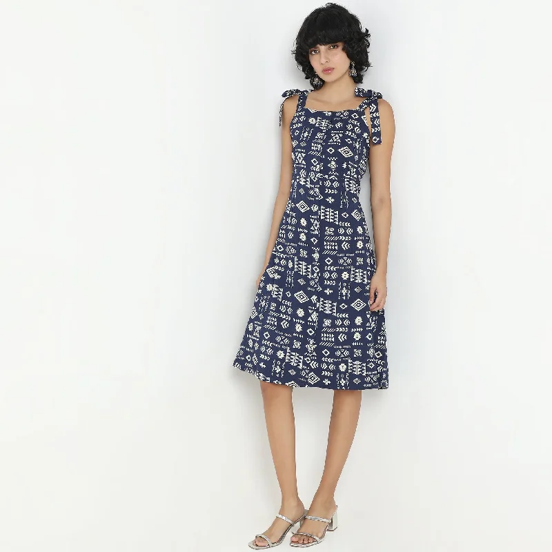 Latest Trends Flare Fit Printed Dress