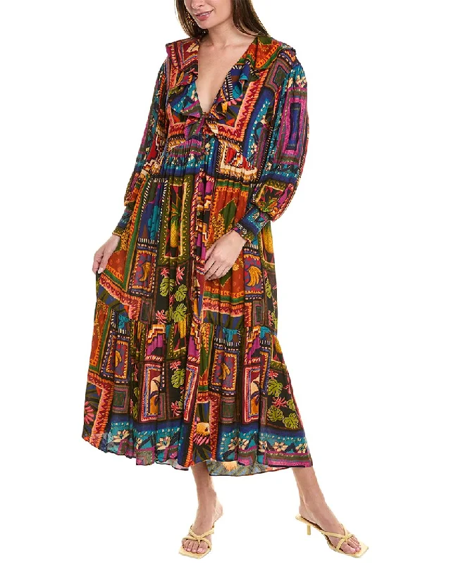 Bundle Offer FARM Rio Patchwork Tapestry Ankle Dress