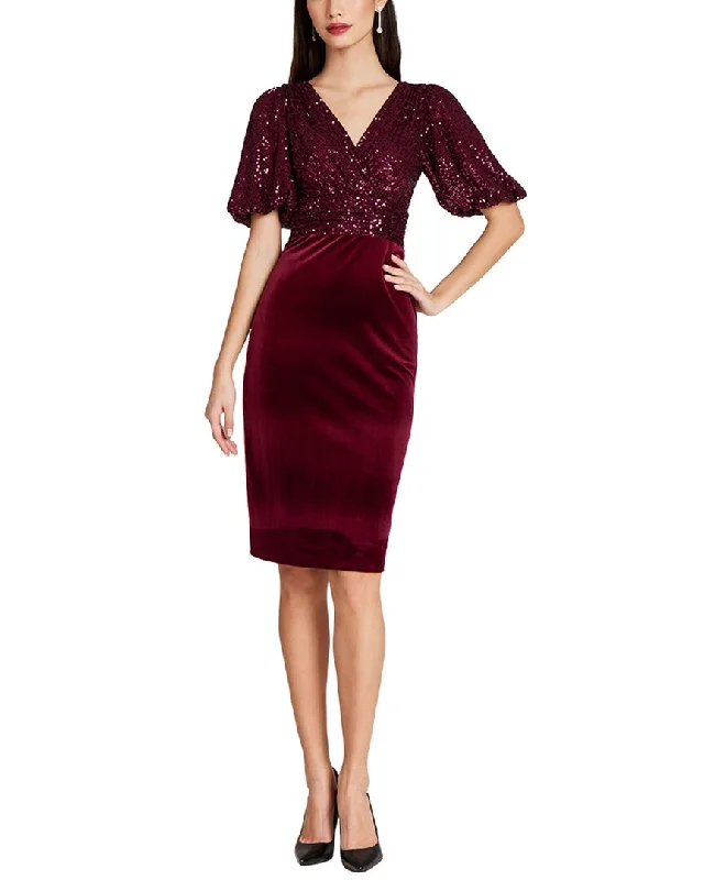 Trendy Women's Collection Teri Jon by Rickie Freeman Special Occasion Short Printed Dress