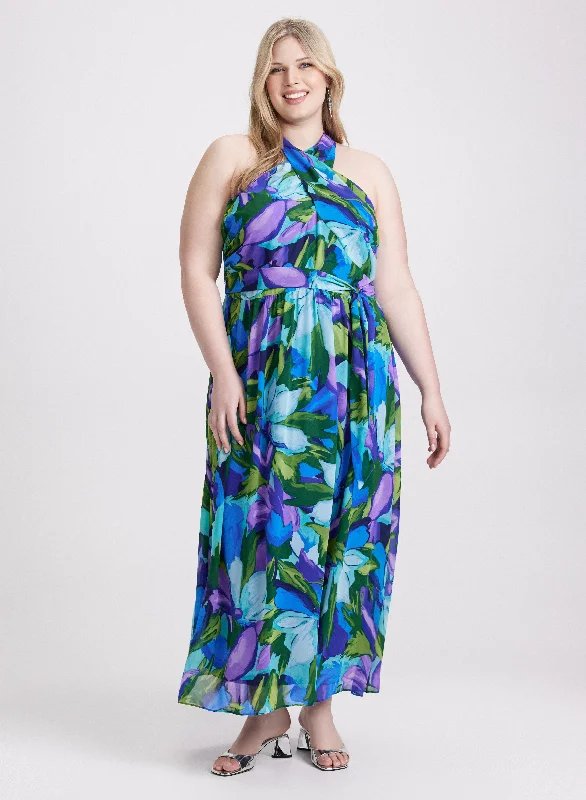 Innovate Your Wardrobe Tropical Print Dress
