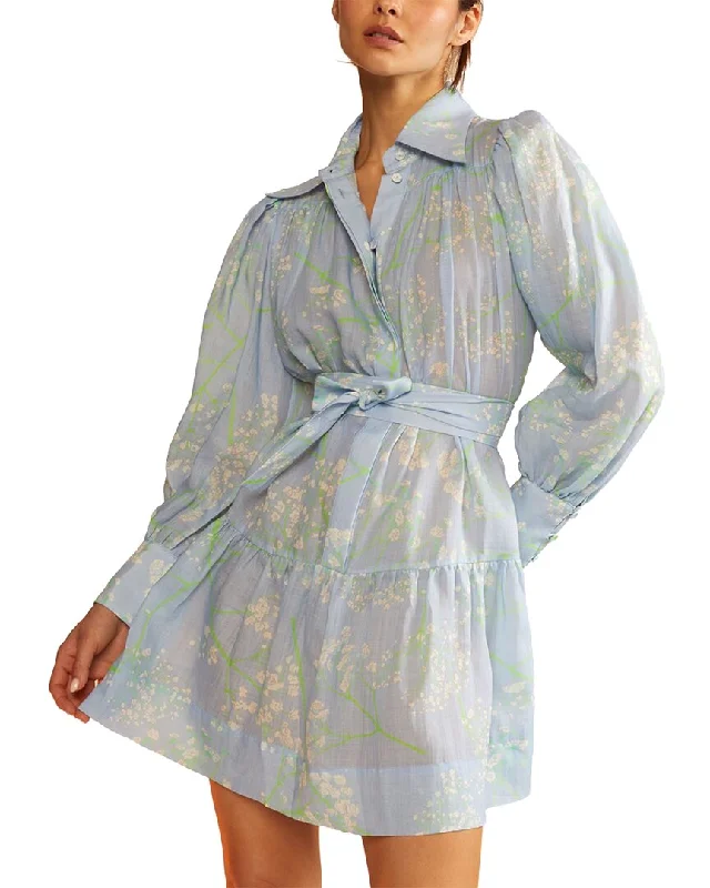 Sustainable Fashion Extravaganza Cynthia Rowley Baby's Breath Shirt Dress