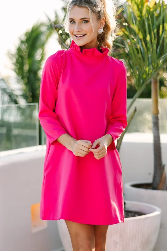 Limited Styles This Is It Pink Swing Dress