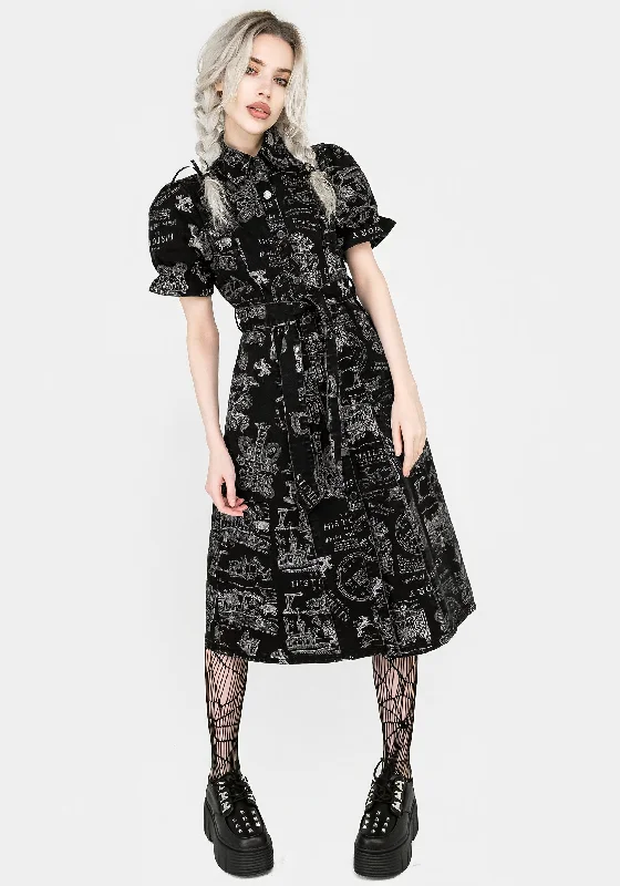 Women's Clothing Brands Heresy Midi Shirt Dress