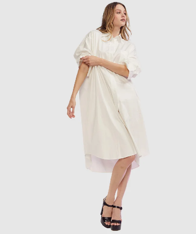 Street Style Fashion Oversized Shirt Dress