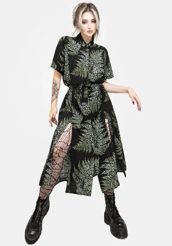 Online Boutique Stores Fern Midi Shirt Dress