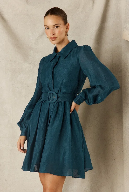 Flash Sale Starts Sofia Irina Mini Shirt Dress - Sailor Bue