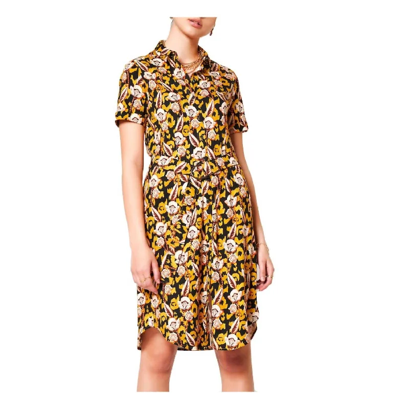 Effortless Style, Endless Impact Wildflower Print Kim Shirt Dress In Multi