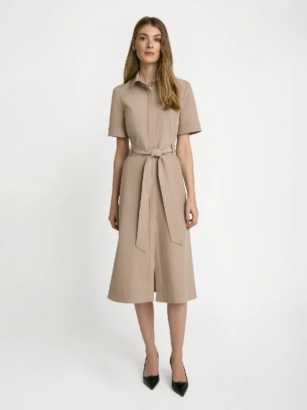 Chic And Edgy Easy care techno shirt dress