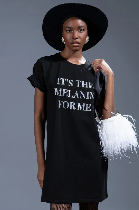 Sale On Clothing IT'S THE MELANIN FOR ME T SHIRT DRESS