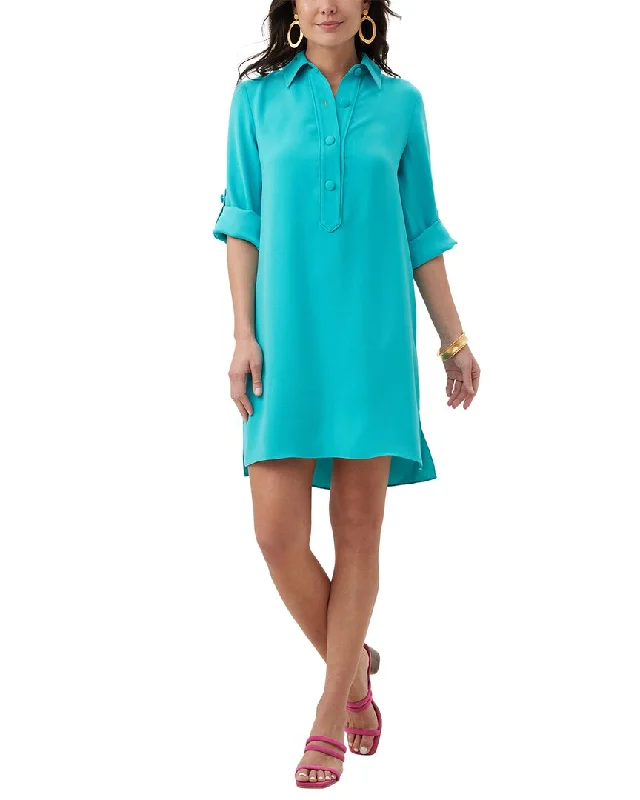 Best Clearance Sales Right Now Trina Turk Portrait Shirt Dress