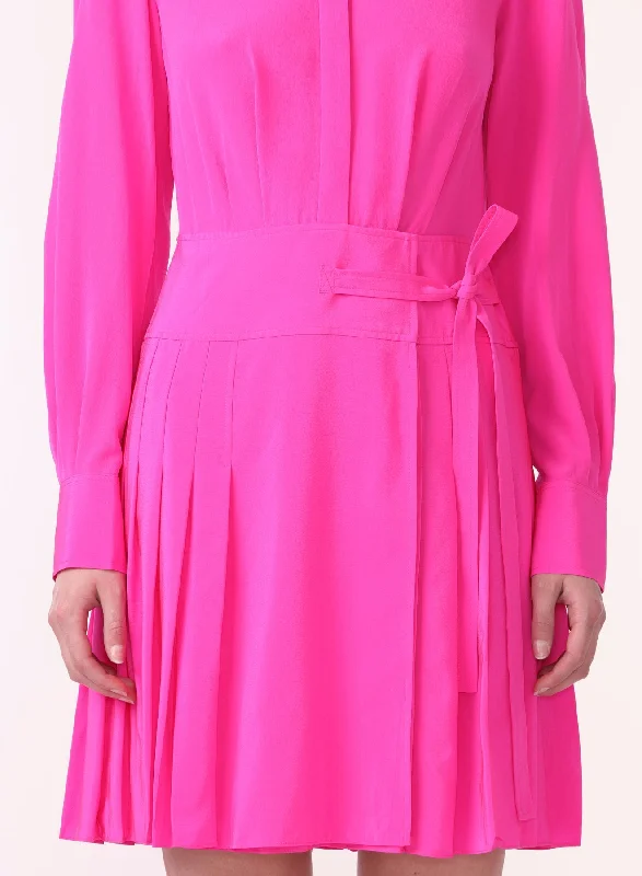 Best Clearance Sales Right Now Ls Short Pleated Shirt Dress