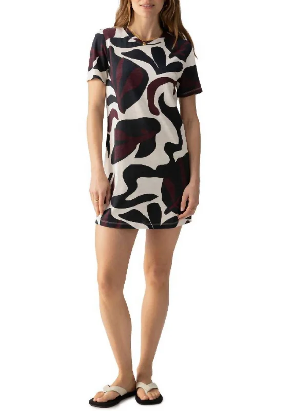Hot Picks The Only One T- Shirt Dress In Mineral Mine