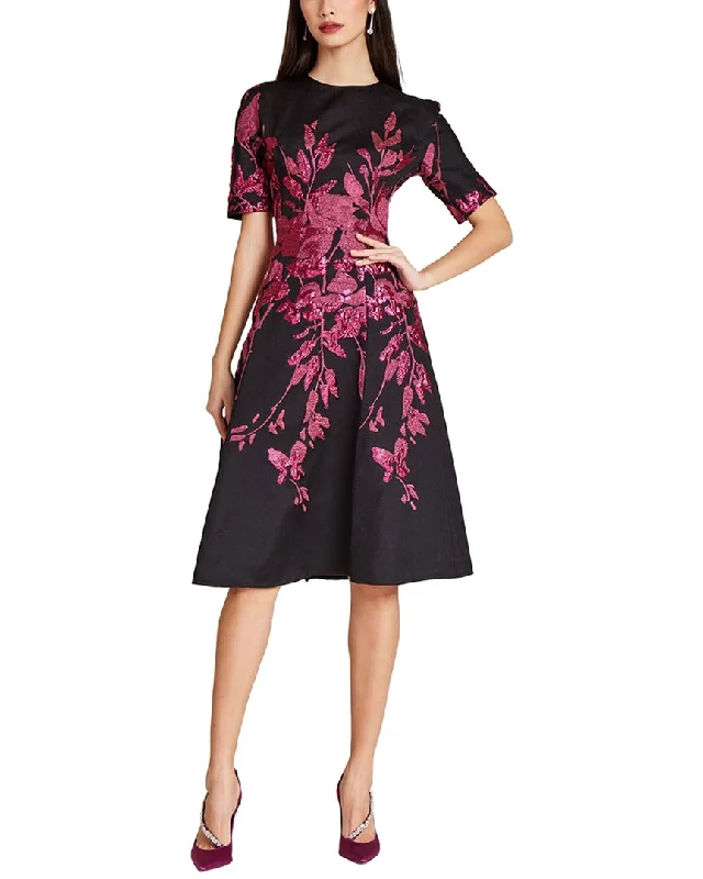 Clothes Of Woman Teri Jon by Rickie Freeman Special Occasion Short Printed Dress