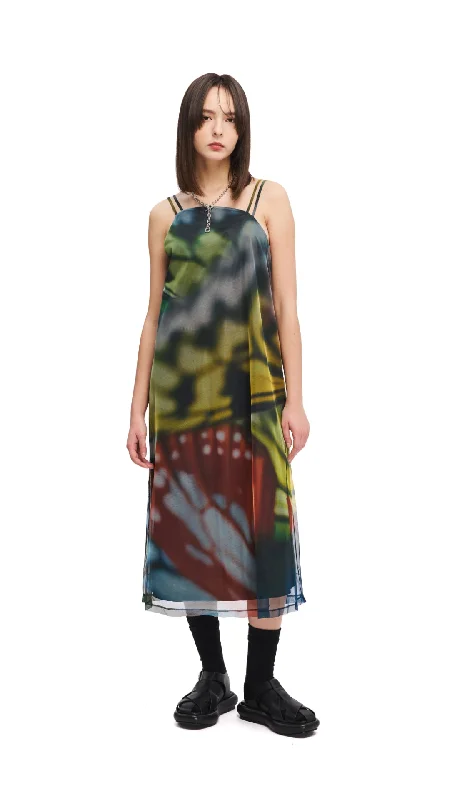 Clothing Brands INITIAL X Mika Ninagawa Mesh Dress