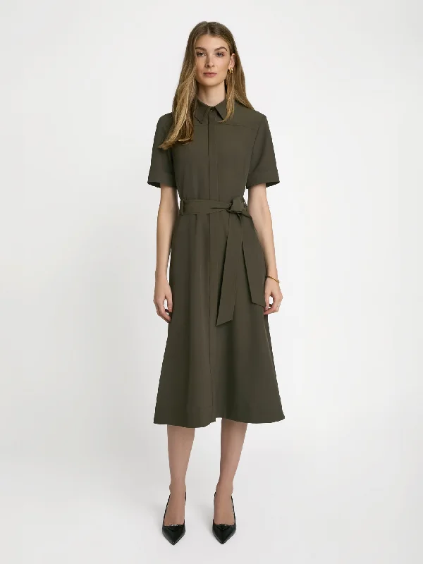 The Latest Trends Easy care techno shirt dress